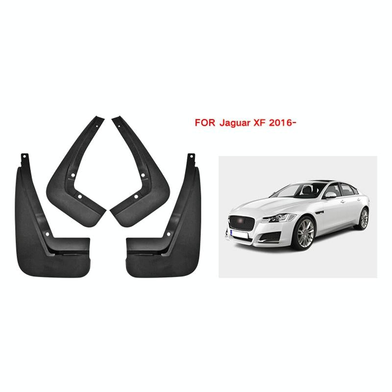 For Jaguar Xf 2016 4Pcs / Set Car Auto Soft Plastic Splash Flaps Fender Guard 3