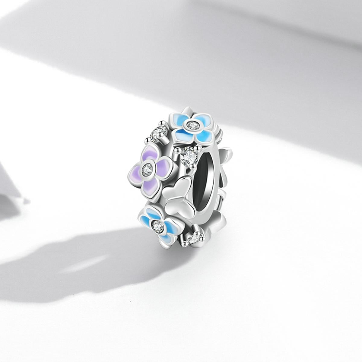 925 Sterling Silver Butterfly Love Flower Beads For Diy Bracelets & Necklaces 3