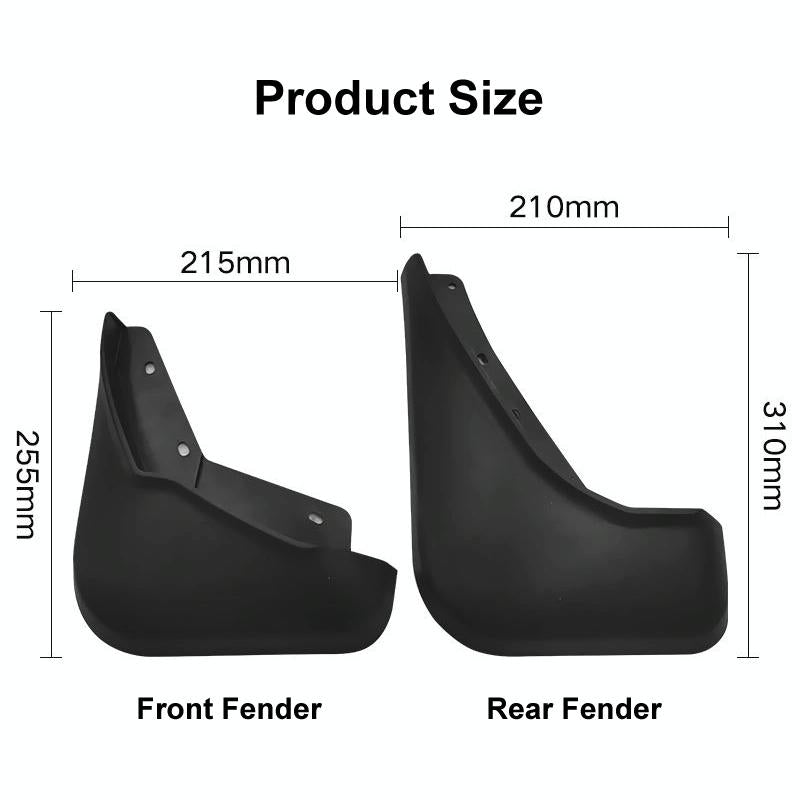 For Volvo Xc60 2018-2023 4Pcs / Set Car Auto Soft Plastic Splash Flaps Fender Guard 4