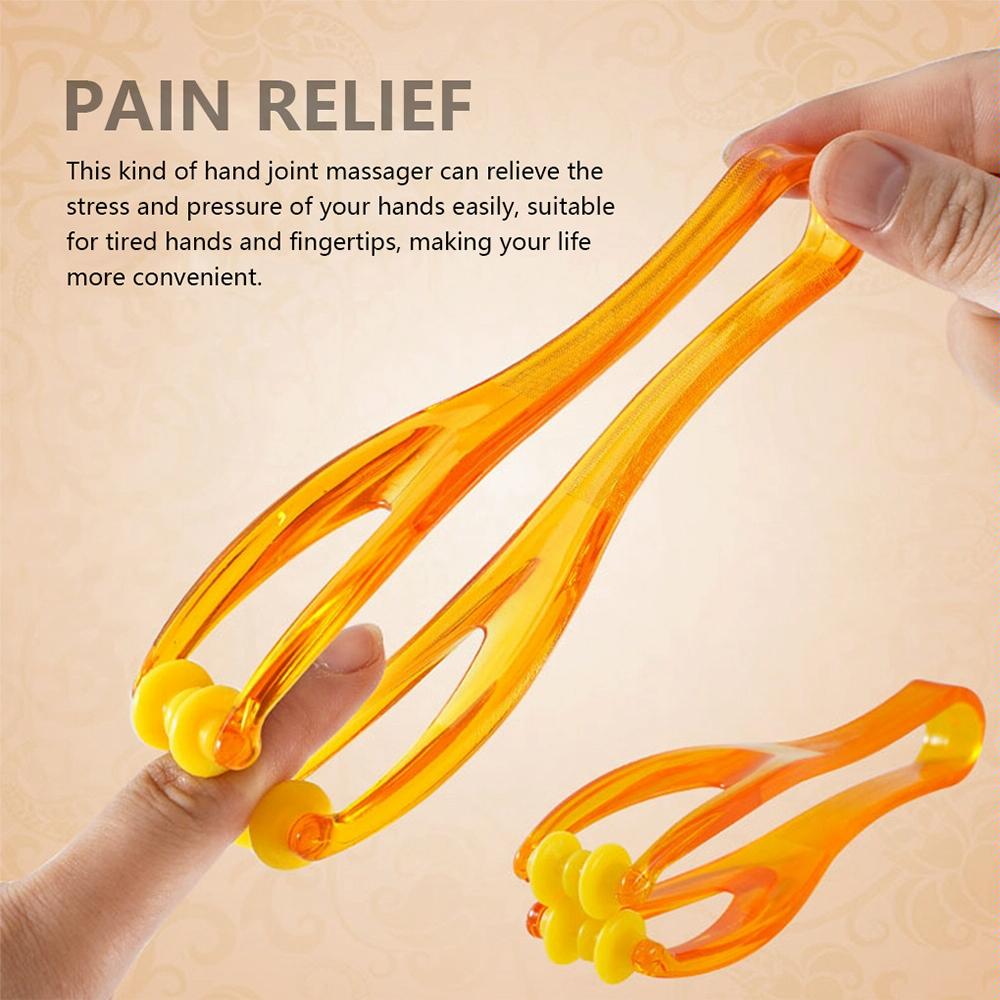 Convenient Finger Massager Tool Orange 5
