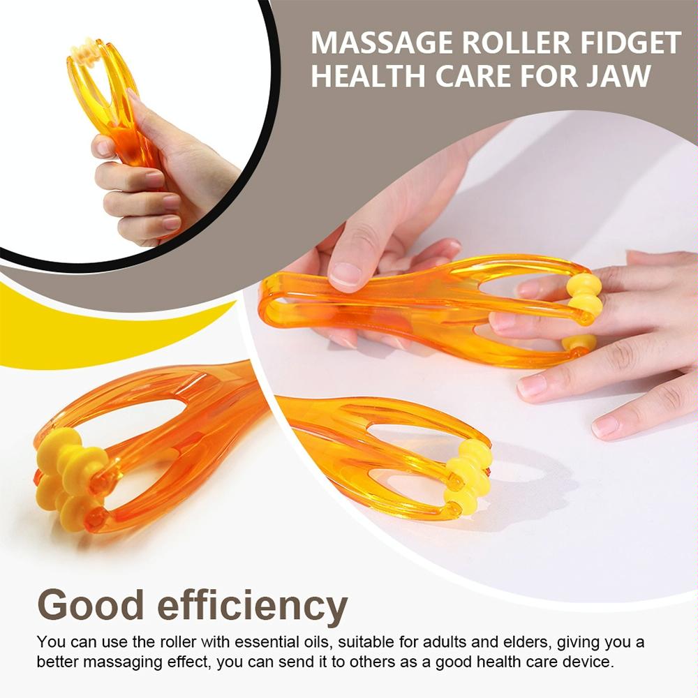 Convenient Finger Massager Tool Orange 6