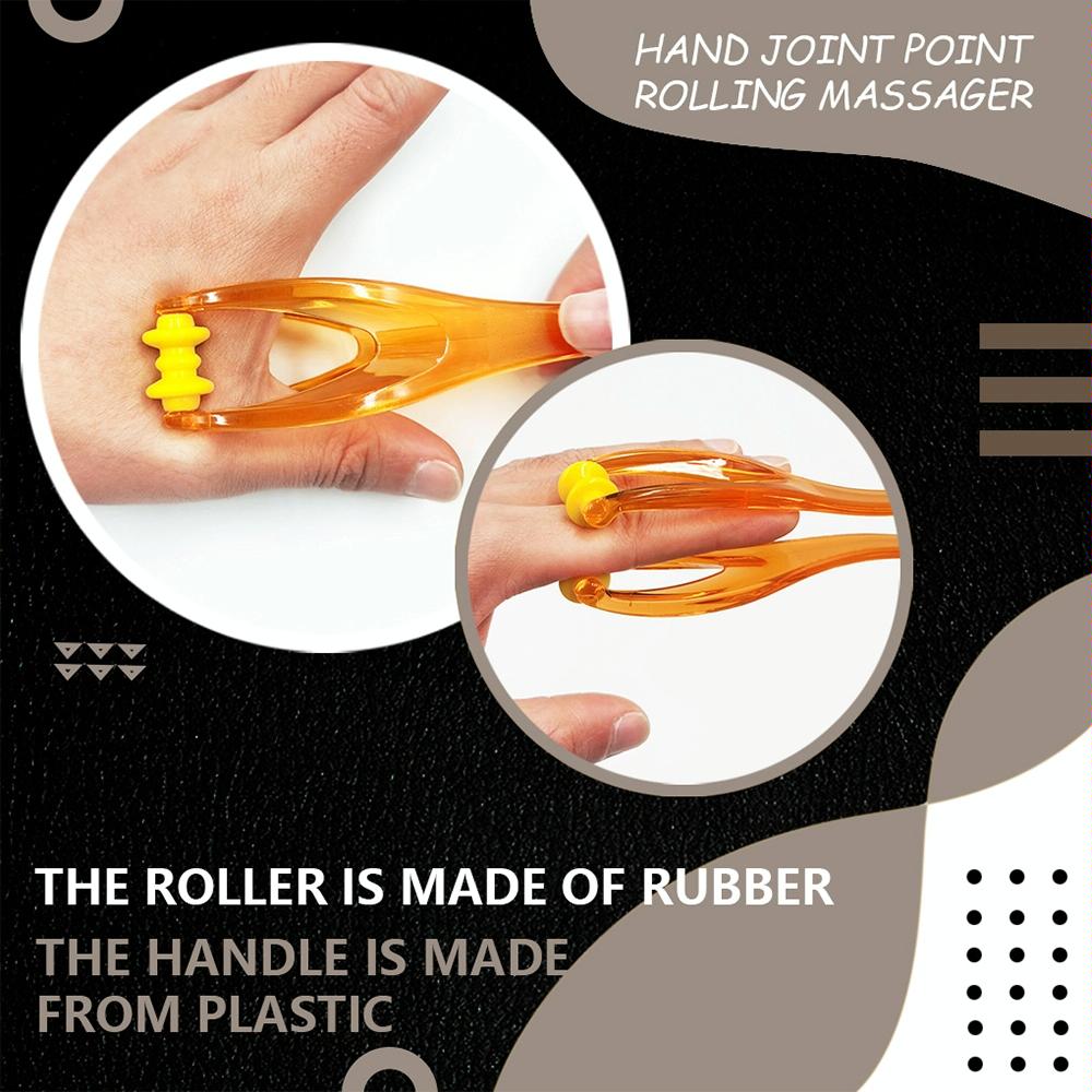Convenient Finger Massager Tool Orange 7