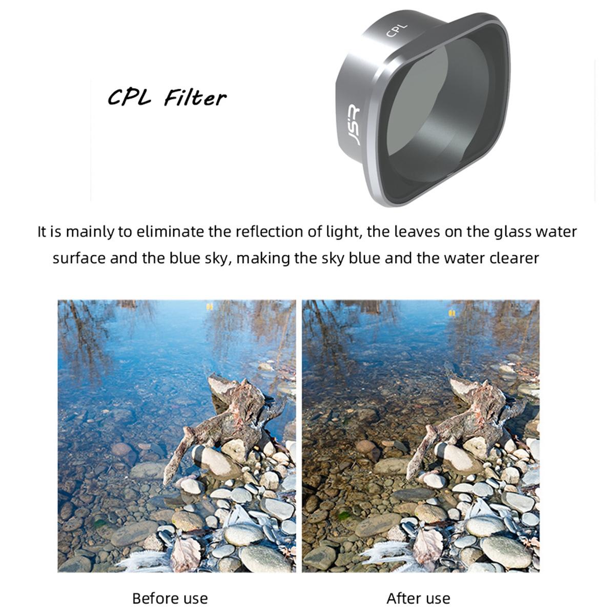 Aluminum Alloy Frame Lens Filters for Dji Fpv - Nd4 Nd8 Nd16 Nd32 Mcuv Cpl 6
