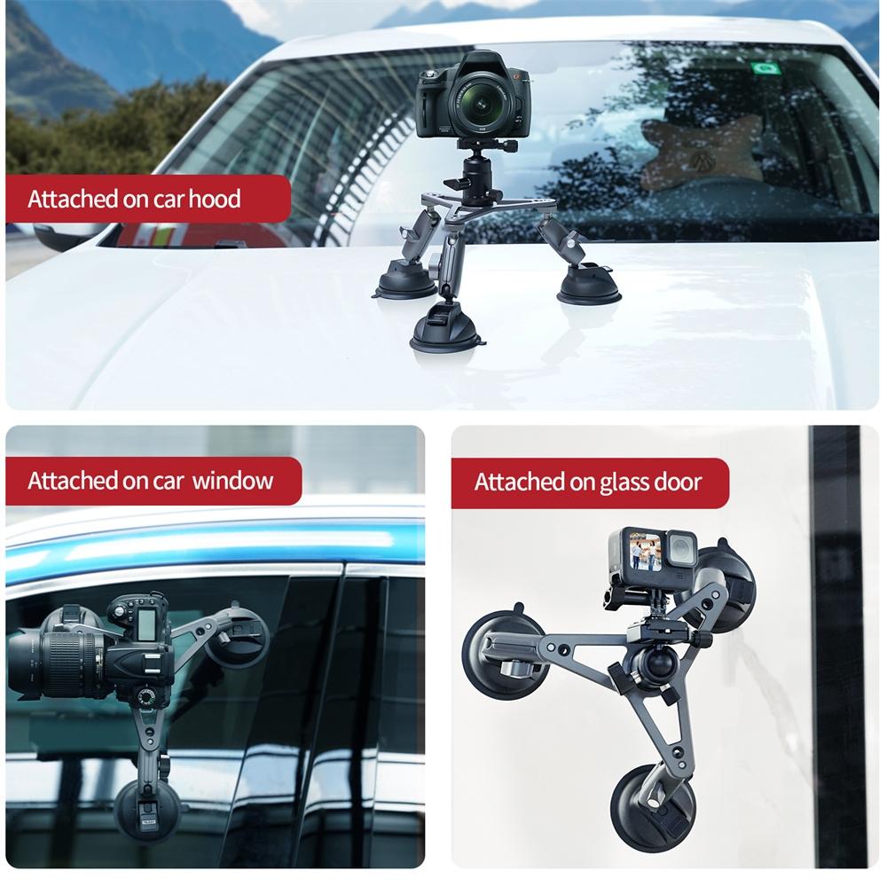 Car Mount for Action Camera with Suction Cup 7