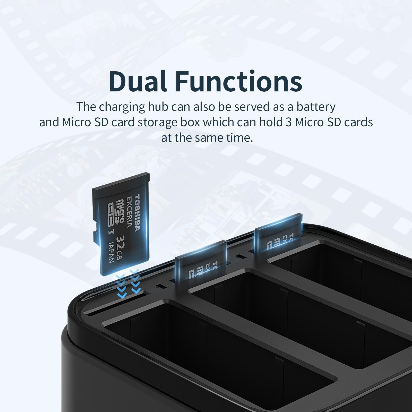 Amagisn Charger Base for Batteries 9