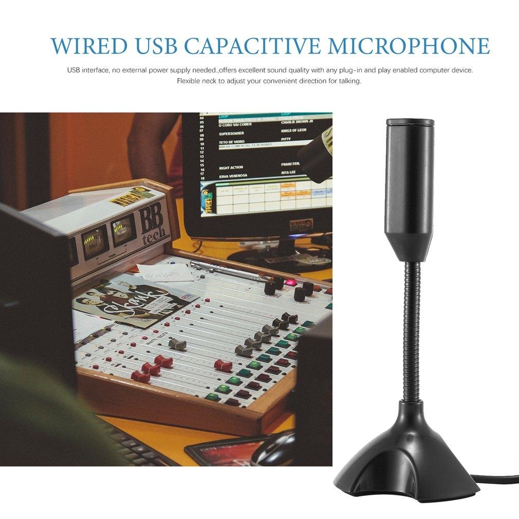 Mini Usb Microphone Stand For Pc Recording 4