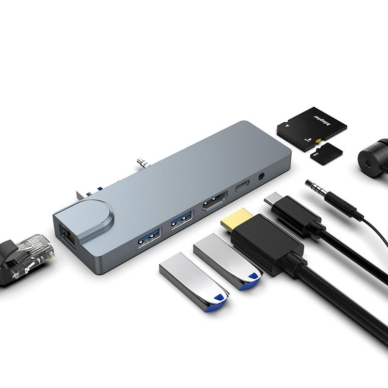 8-In-1 Pd Hub For Surface Pro 3 / 4 / Go 3