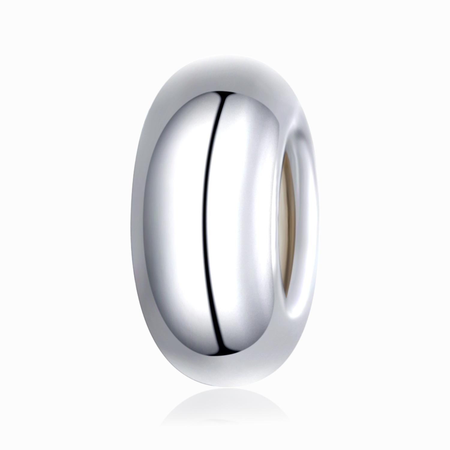 925 Sterling Silver Silicone Beads For Diy Bracelets & Necklaces