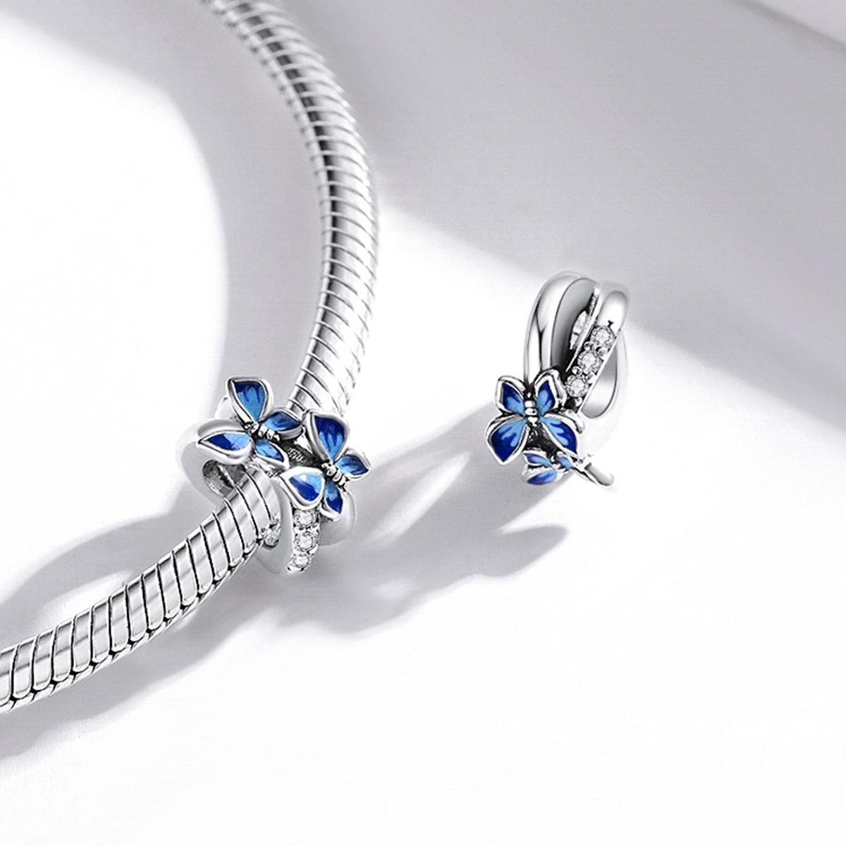 925 Sterling Silver Butterfly Beads For Diy Bracelets & Necklaces 7