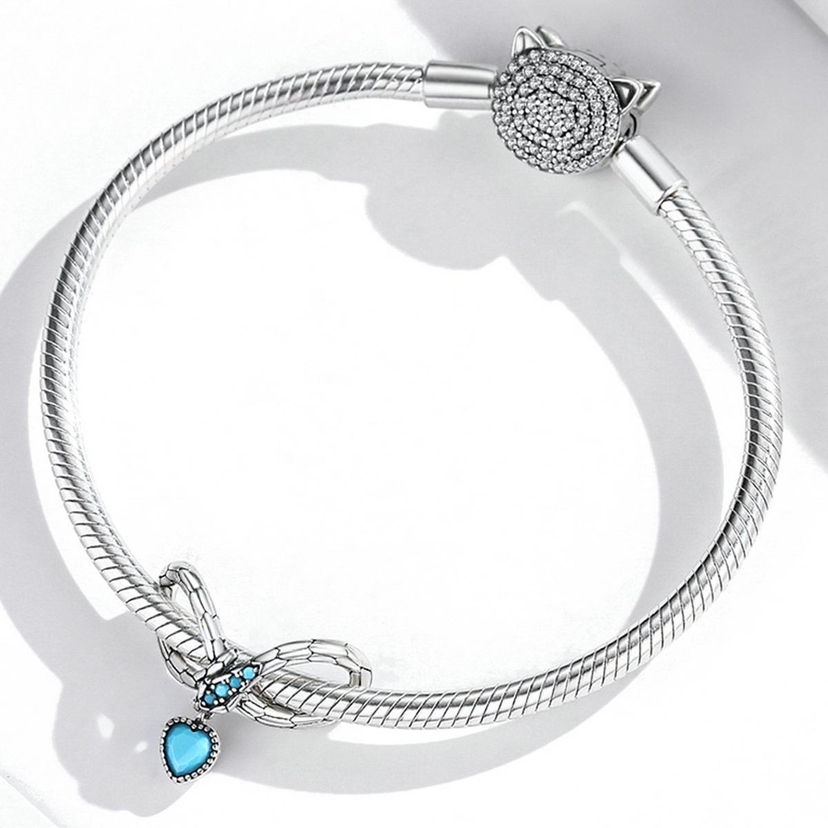 925 Sterling Silver Snake Love Beads For Diy Bracelets & Necklaces 7