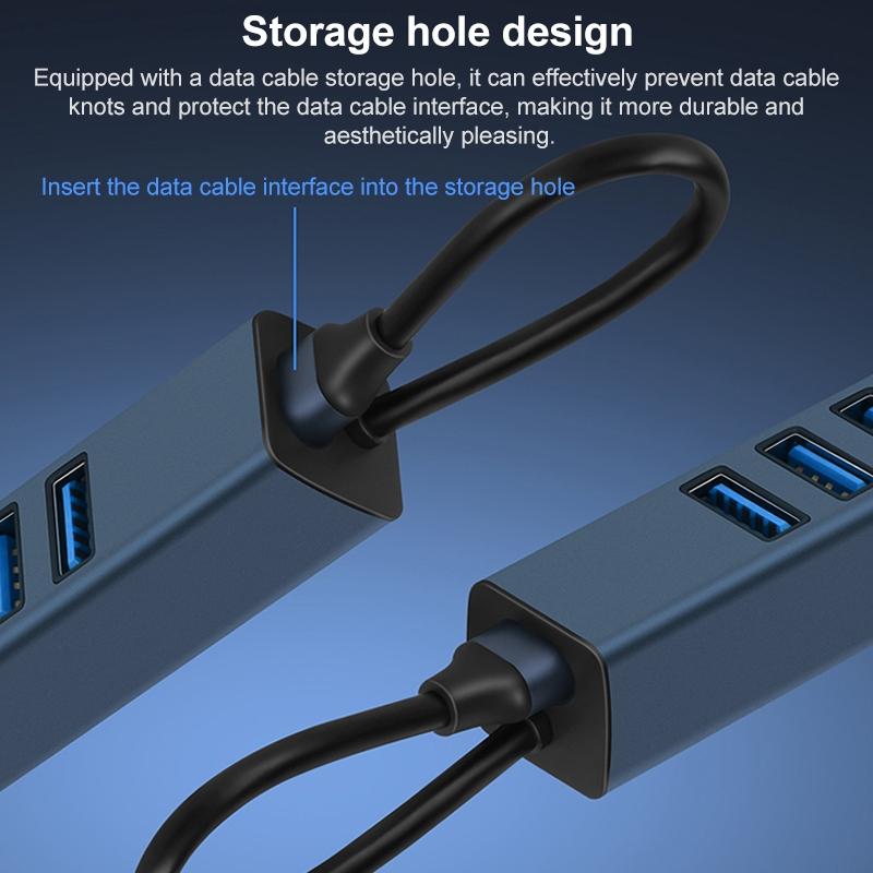 Usb3.0 + Triple Usb2.0 4-In-1 Hub Adapter 7