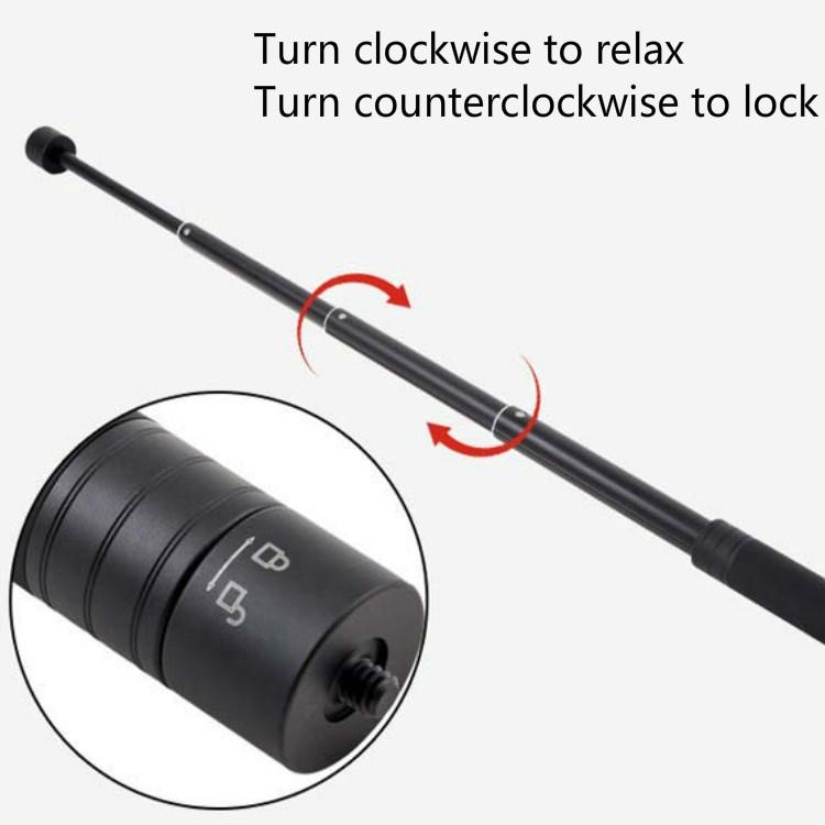 Telescopic Extension Rod for Handheld Three-axis Gimbal Stabilizer - 19cm to 73cm 7