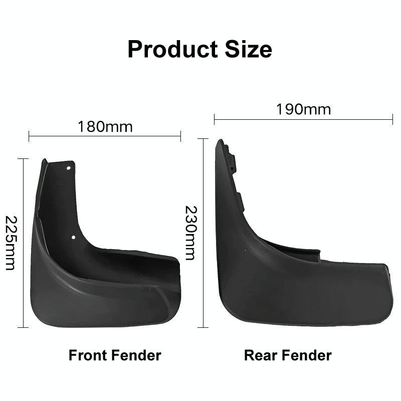 For Volkswagen Golf 6 2009-2013 4Pcs / Set Car Auto Soft Plastic Splash Flaps Fender Guard 4