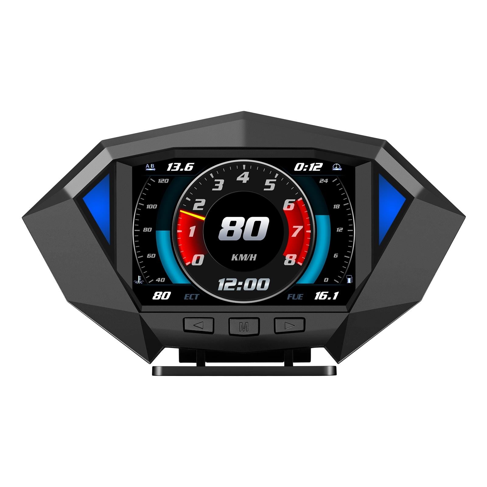 Smart Car Obd2 Gps Hud Speedometer 3.5 Inch Display
