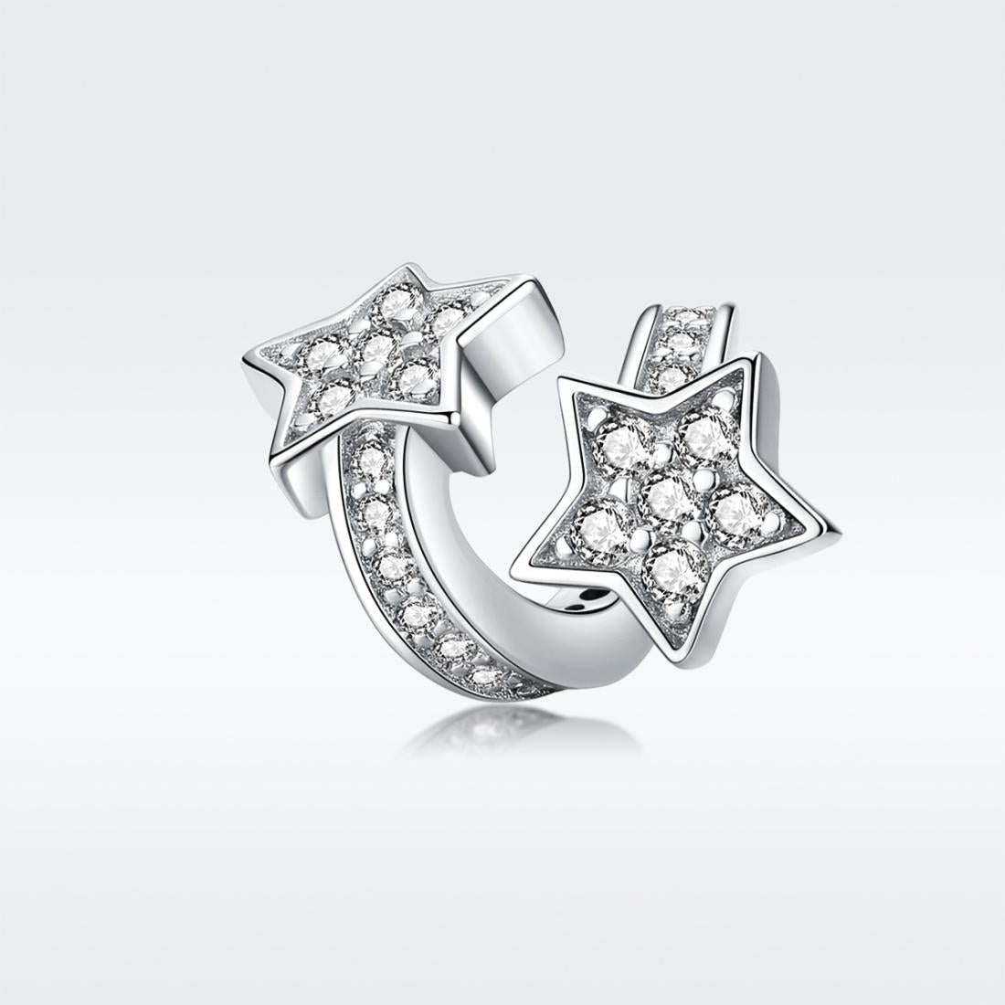 925 Sterling Silver Star Beaded Bracelet / Necklace Set 3