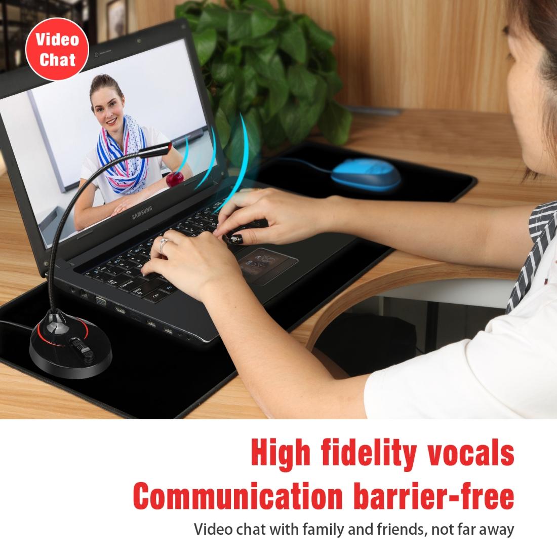 Flexible Usb Computer Microphone - 360 Degree Bendable - 2.2M 5