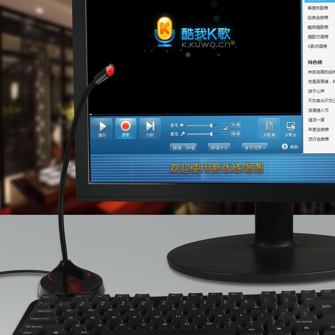Flexible Usb Computer Microphone - 360 Degree Bendable - 2.2M 7