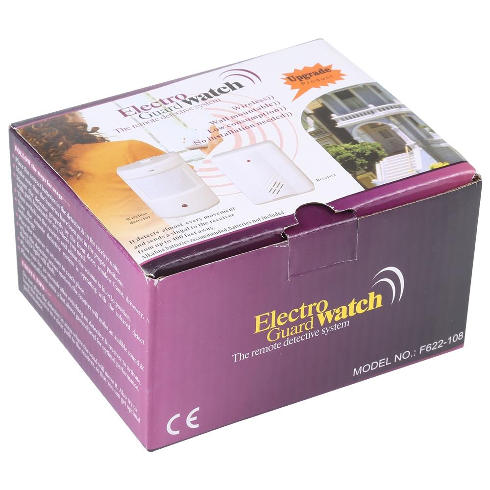 Wireless Doorbell With Electro Guard Ir Detection - White 6