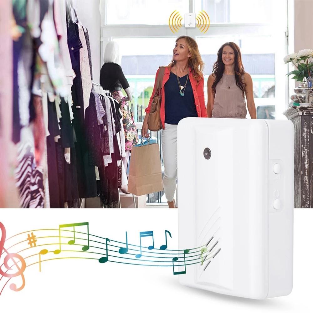 Wireless Doorbell With Electro Guard Ir Detection - White 7