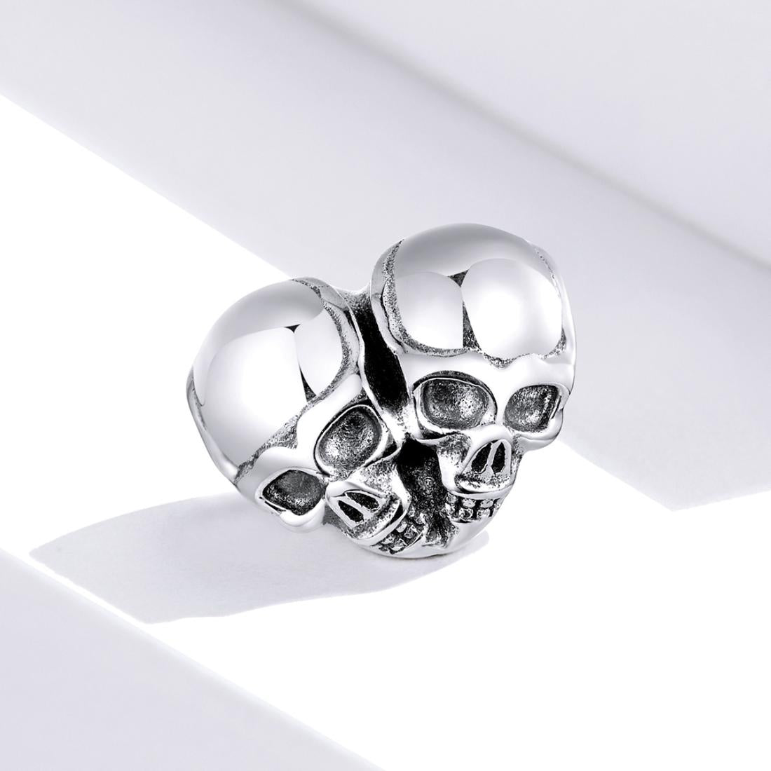 925 Sterling Silver Skull Beads For Diy Bracelets & Necklaces 3