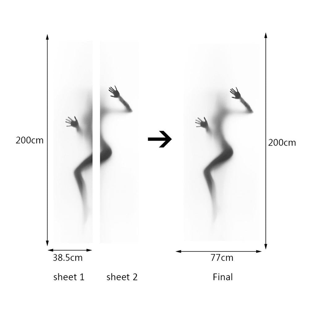 2-piece Diy 3d Door Sticker Set for Creative Home Decor 5