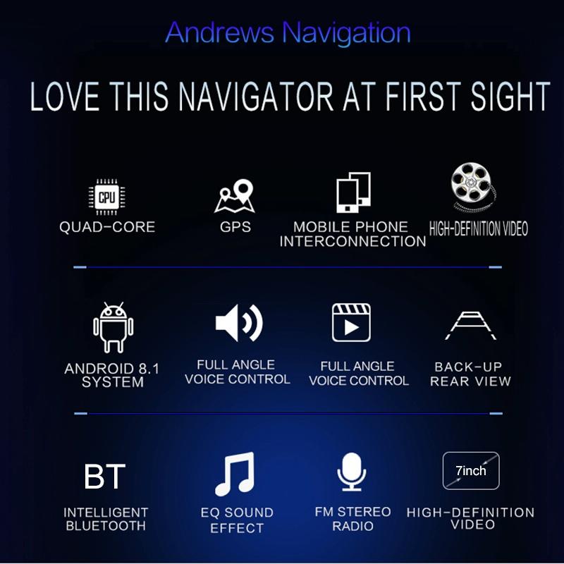 7 Inch Car Android Radio Receiver Fm / Bluetooth / Tf / Gps / Wifi 2Gb + 32Gb 11