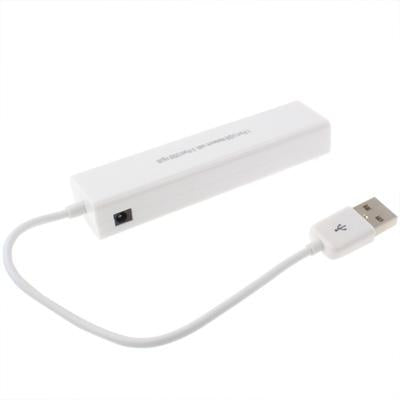 Usb Network Adapter With 3-Port Hub & Rj45 Ethernet 4
