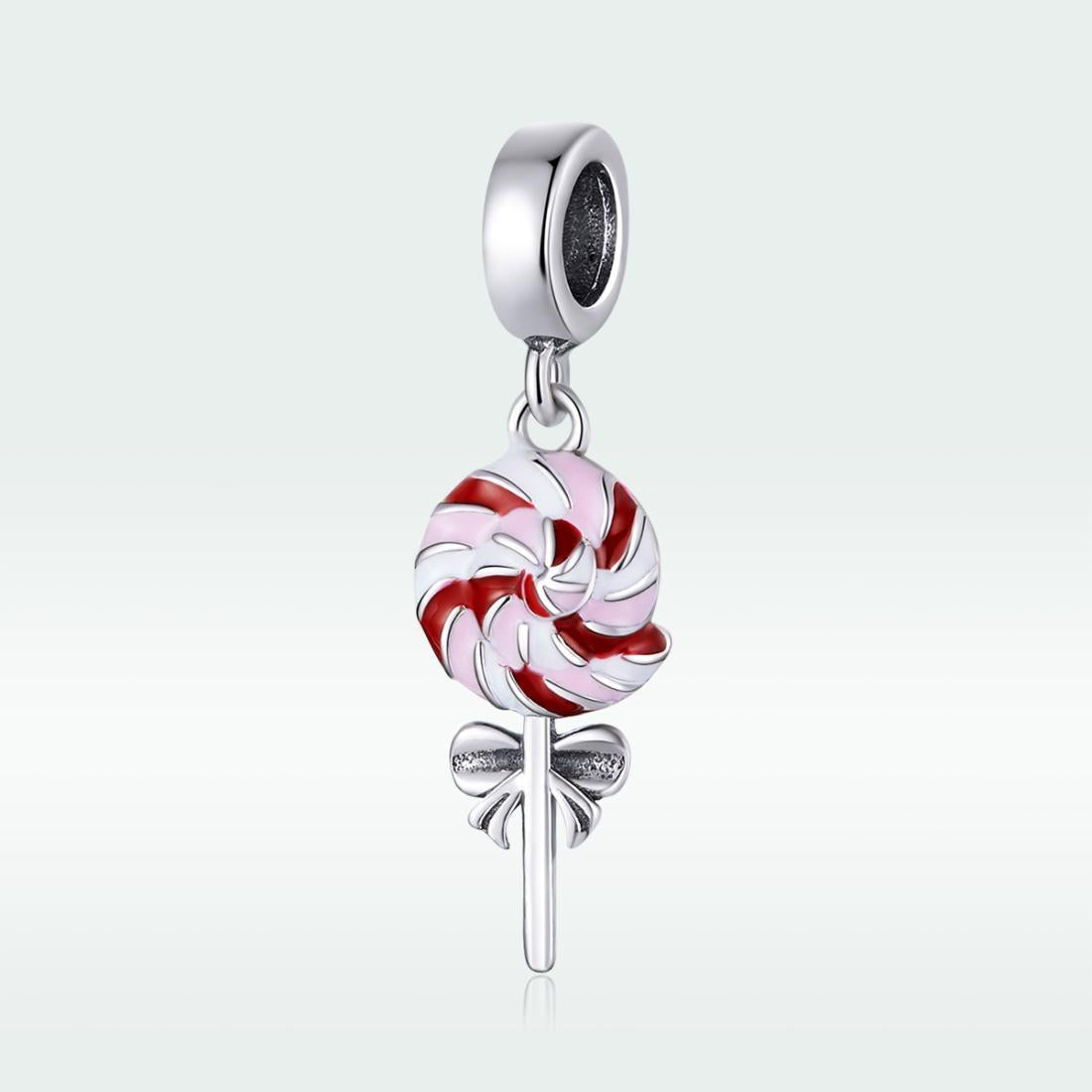 925 Sterling Silver Colorful Lollipop Pendant 3