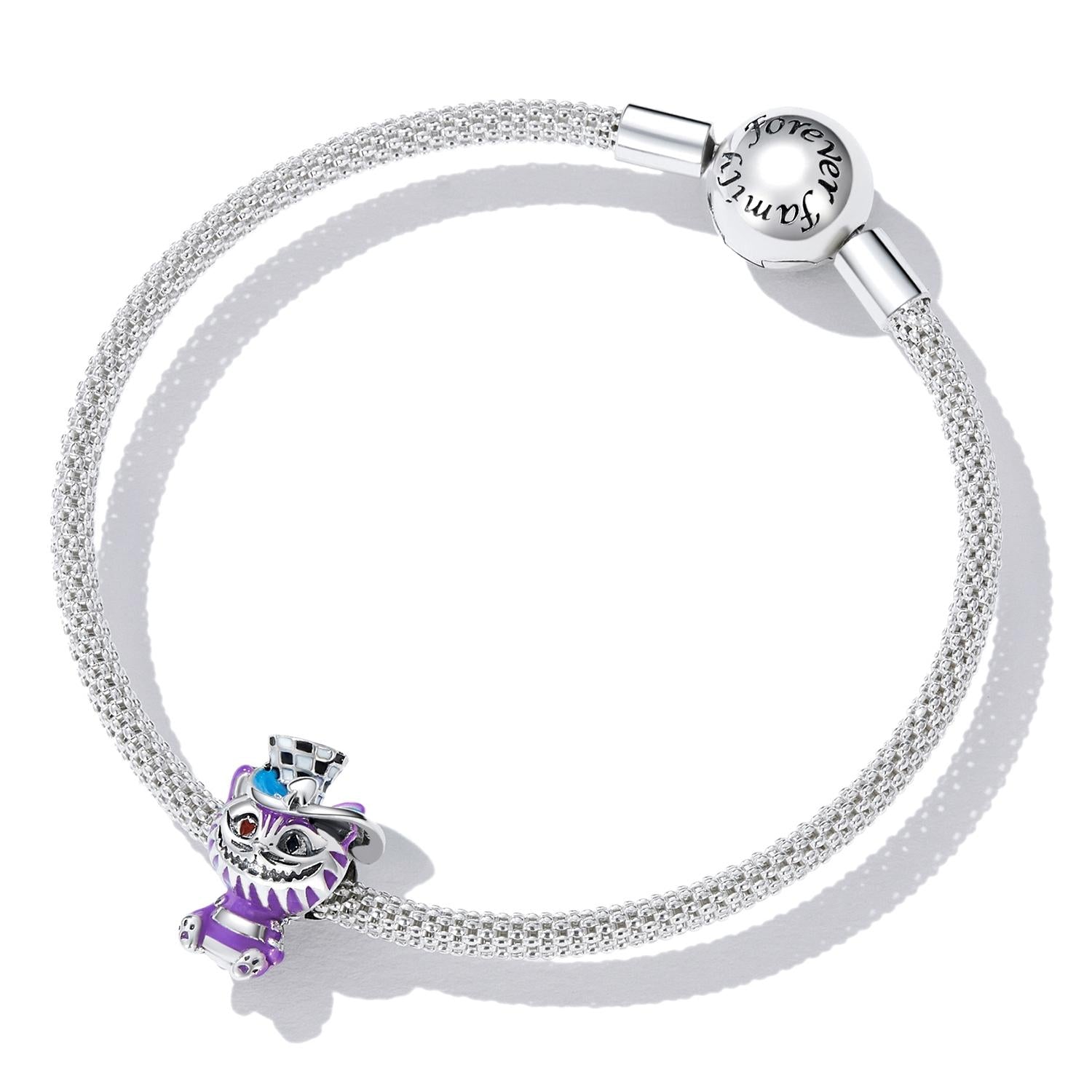 925 Sterling Silver Cat Bead For Diy Bracelet Or Necklace 7