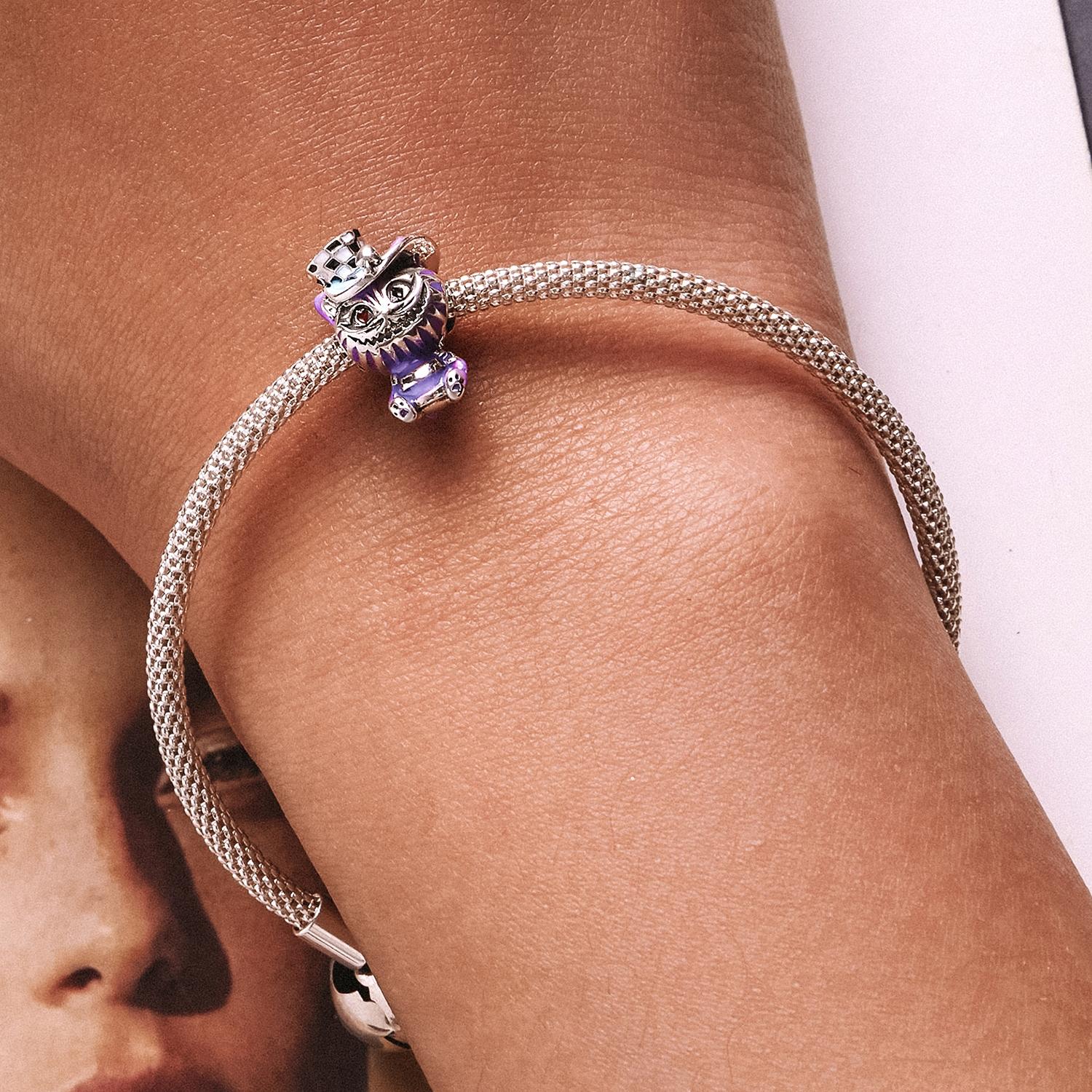 925 Sterling Silver Cat Bead For Diy Bracelet Or Necklace 8