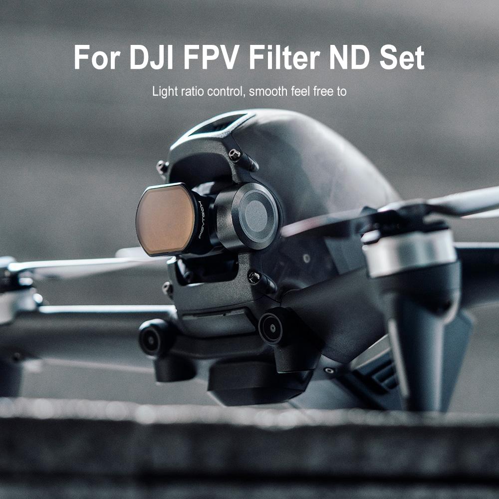 3-piece Drone Lens Filter Set for Dji Fpv - Nd4 Nd8 Nd16 3