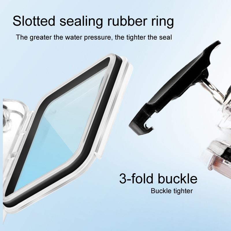 Waterproof Case for Gopro Hero8 with Touch Back Cover and Lens Filter - 45m 4