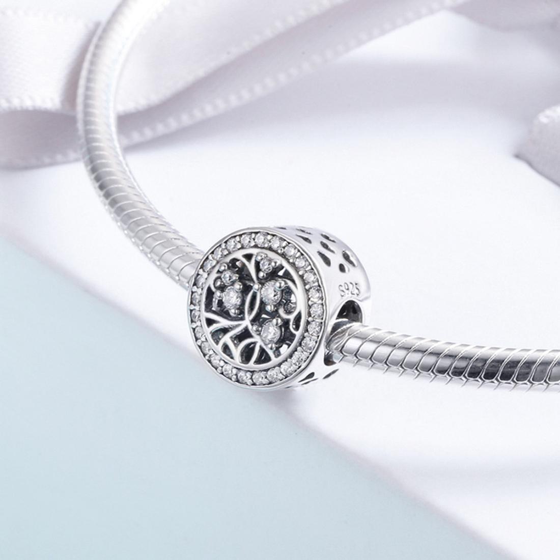 925 Sterling Silver Tree Of Life Beaded Bracelet 8