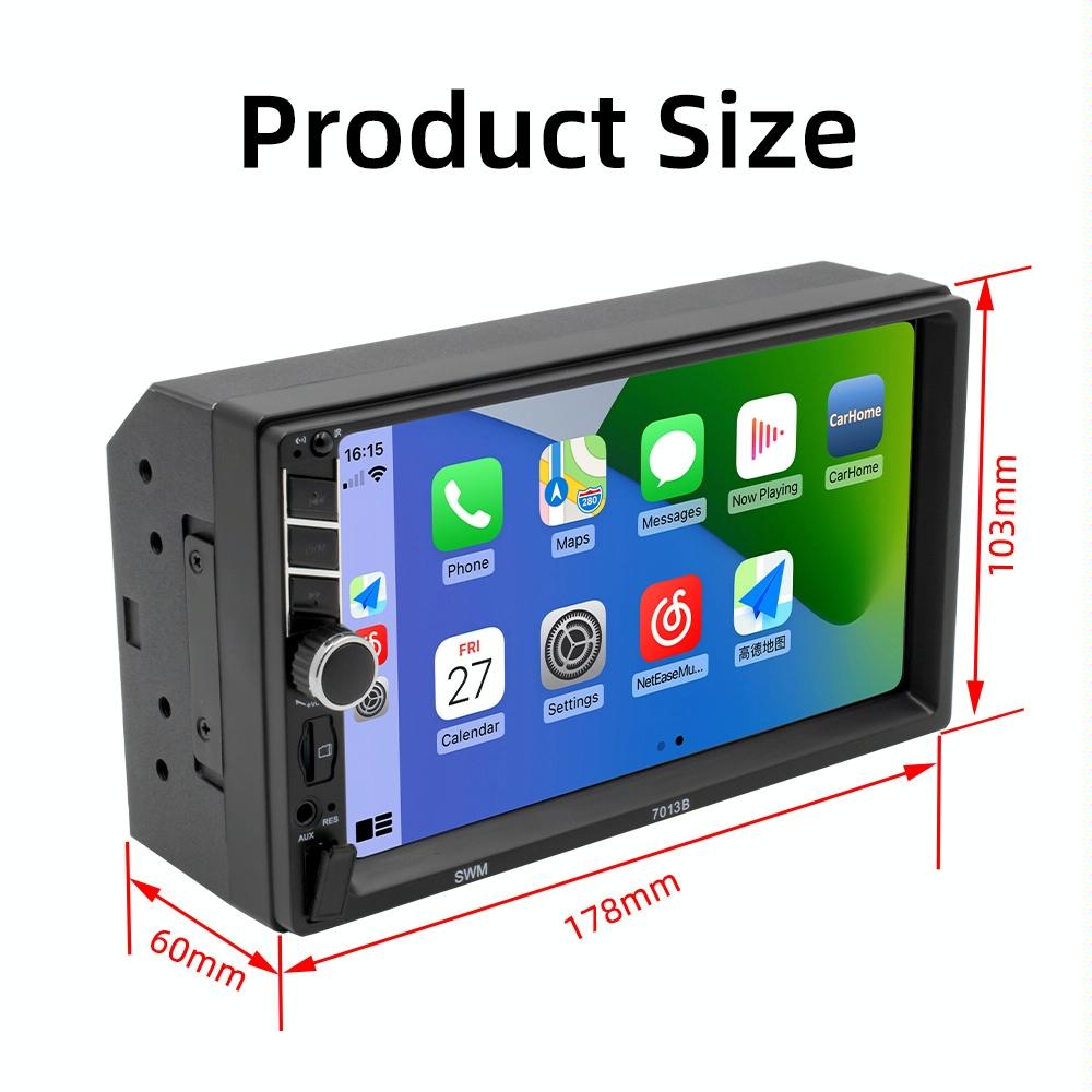 7 Inch Car Radio Receiver Mp5 Player Fm & Bluetooth & Tf Card & Phone Link & Wired Carplay 3