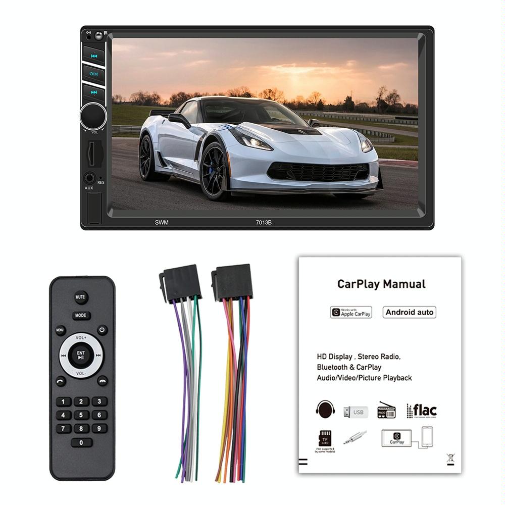 7 Inch Car Radio Receiver Mp5 Player Fm & Bluetooth & Tf Card & Phone Link & Wired Carplay 5