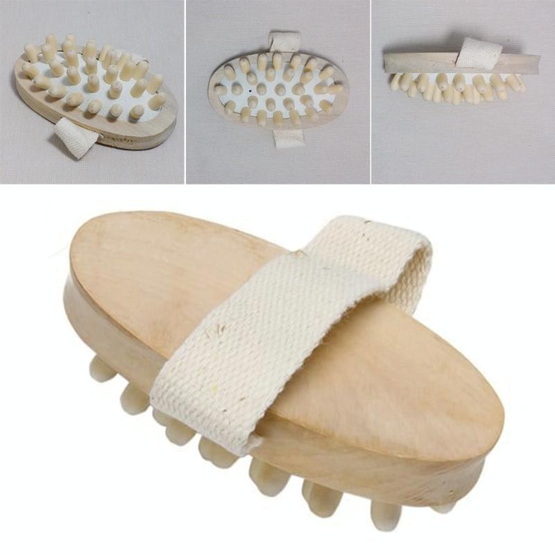 Wood Balloon Cushion Massager Soothing Body Massage Brush 3