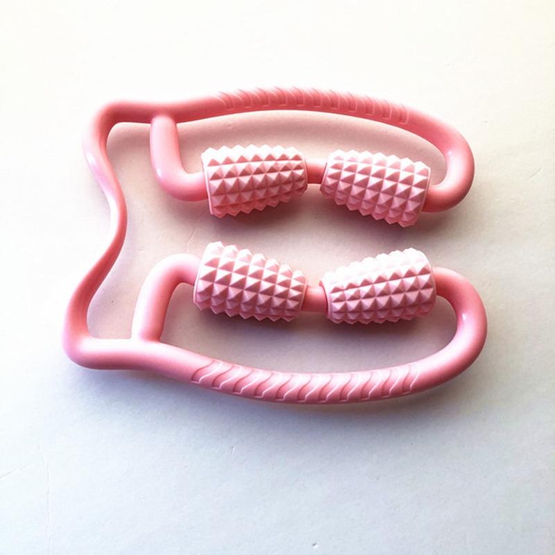 Manual Plastic Steering Wheel Leg Roller Massager Random Colour 5