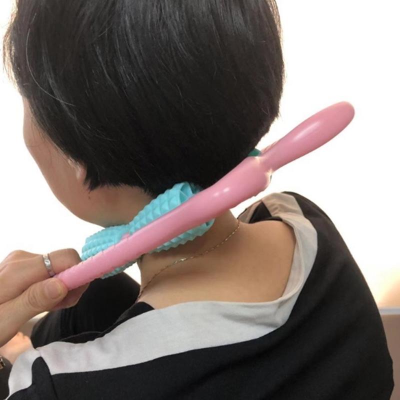 Manual Plastic Steering Wheel Leg Roller Massager Random Colour 6