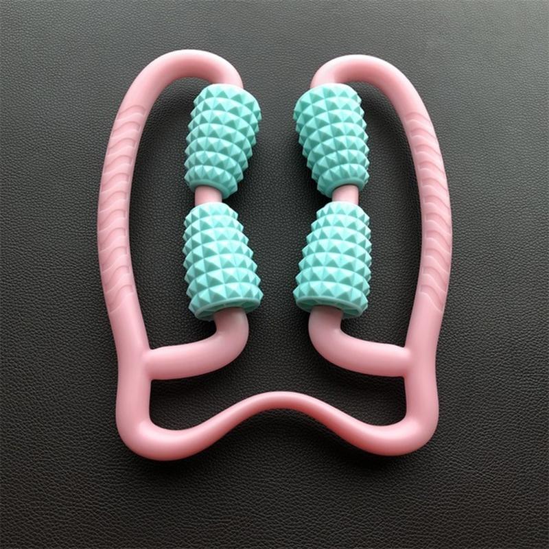 Manual Plastic Steering Wheel Leg Roller Massager Random Colour 7