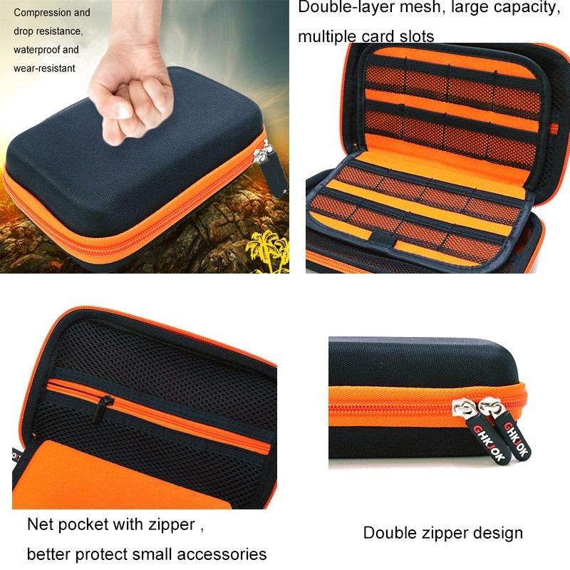 Portable 3ds Game Console Bag with Card Slot 7