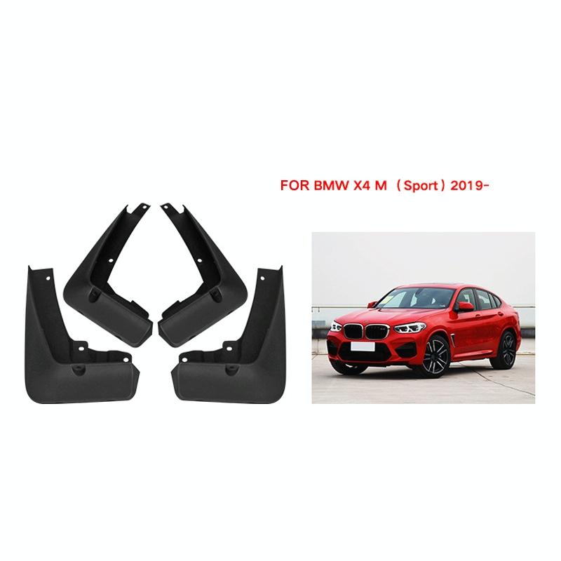 For Bmw X4 M Sports 2019-2023 4Pcs / Set Car Auto Soft Plastic Splash Flaps Fender Guard 3