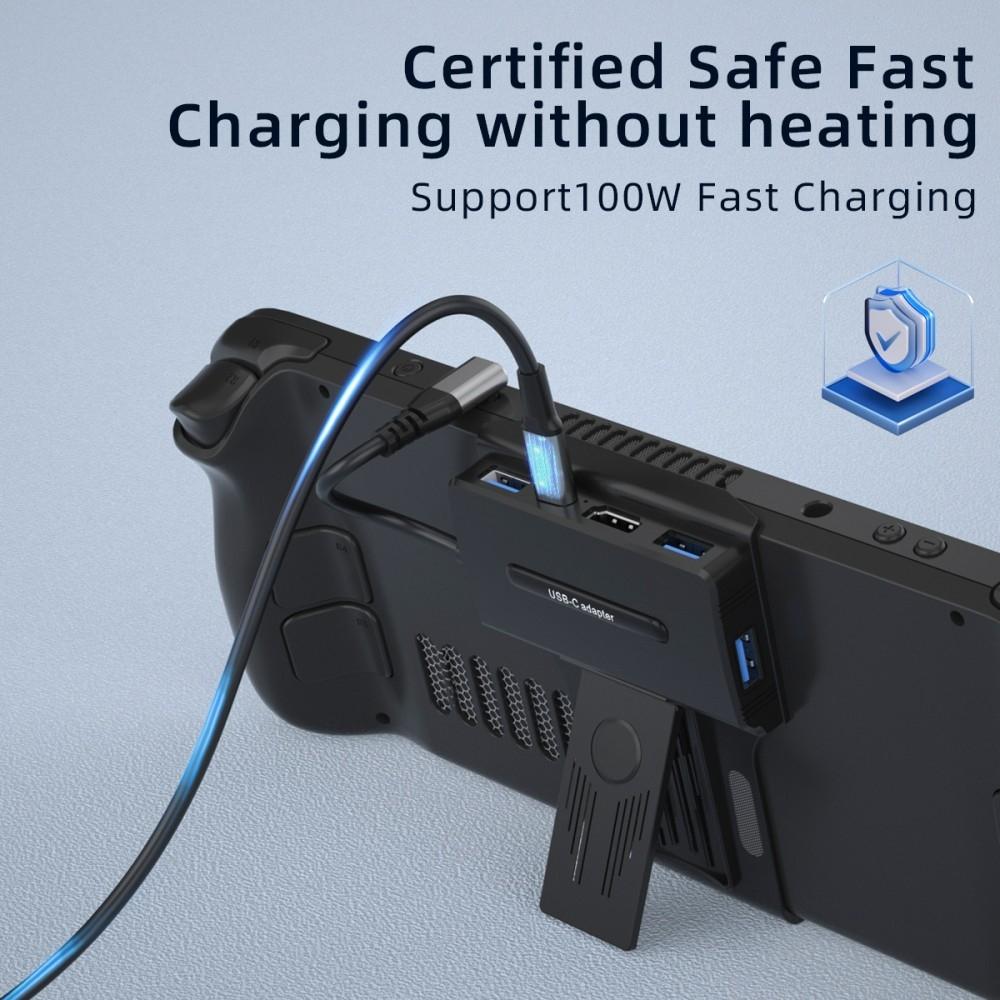 5-in-1 Docking Station for Steam Deck - 4k / 60hz Support 5
