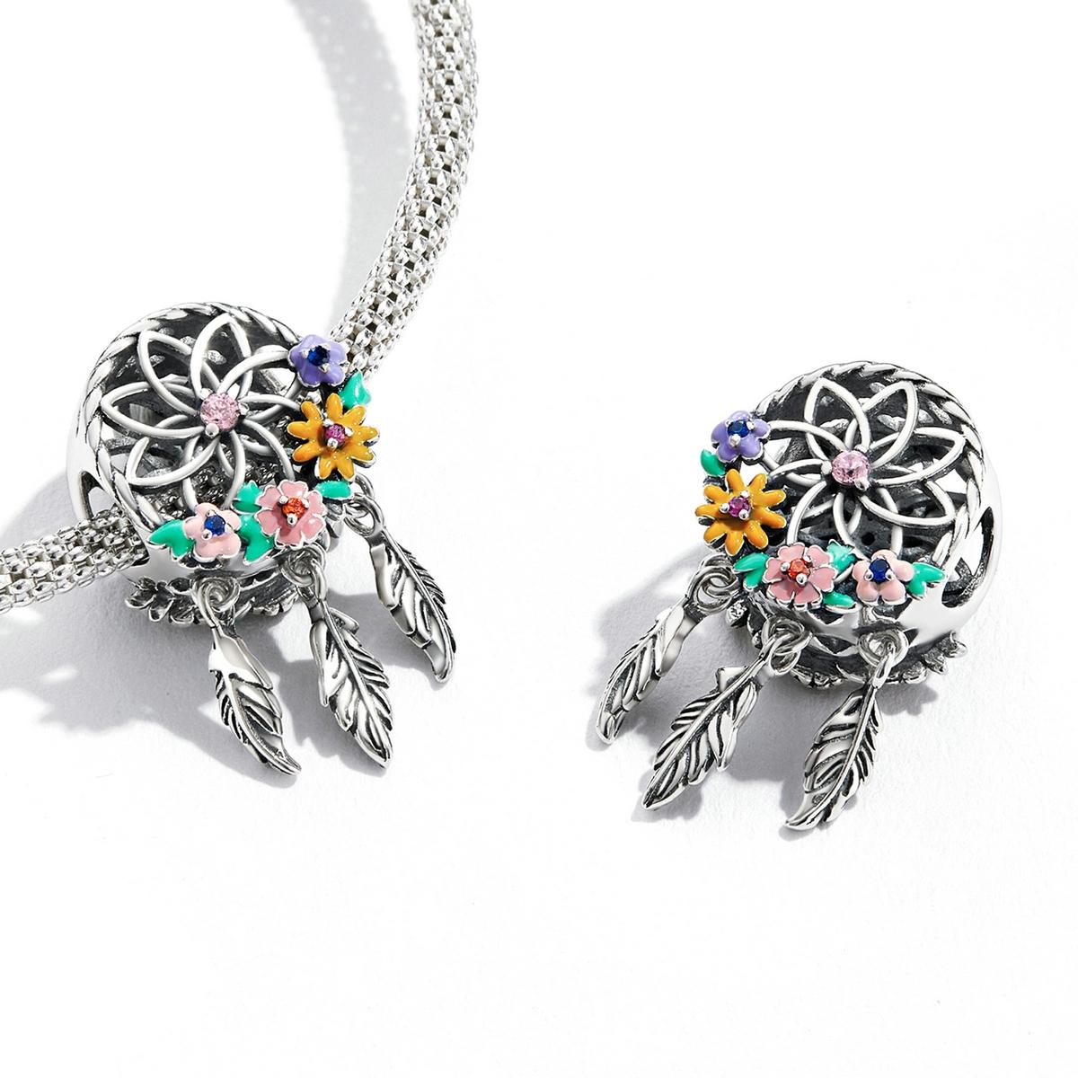 925 Sterling Silver Dream Catcher Bracelet / Necklace Beads 6