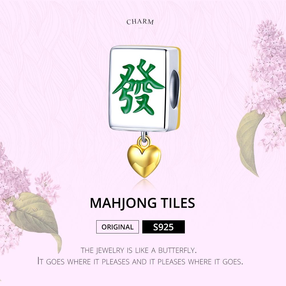 925 Sterling Silver Mahjong Beads For Diy Bracelets & Necklaces 4