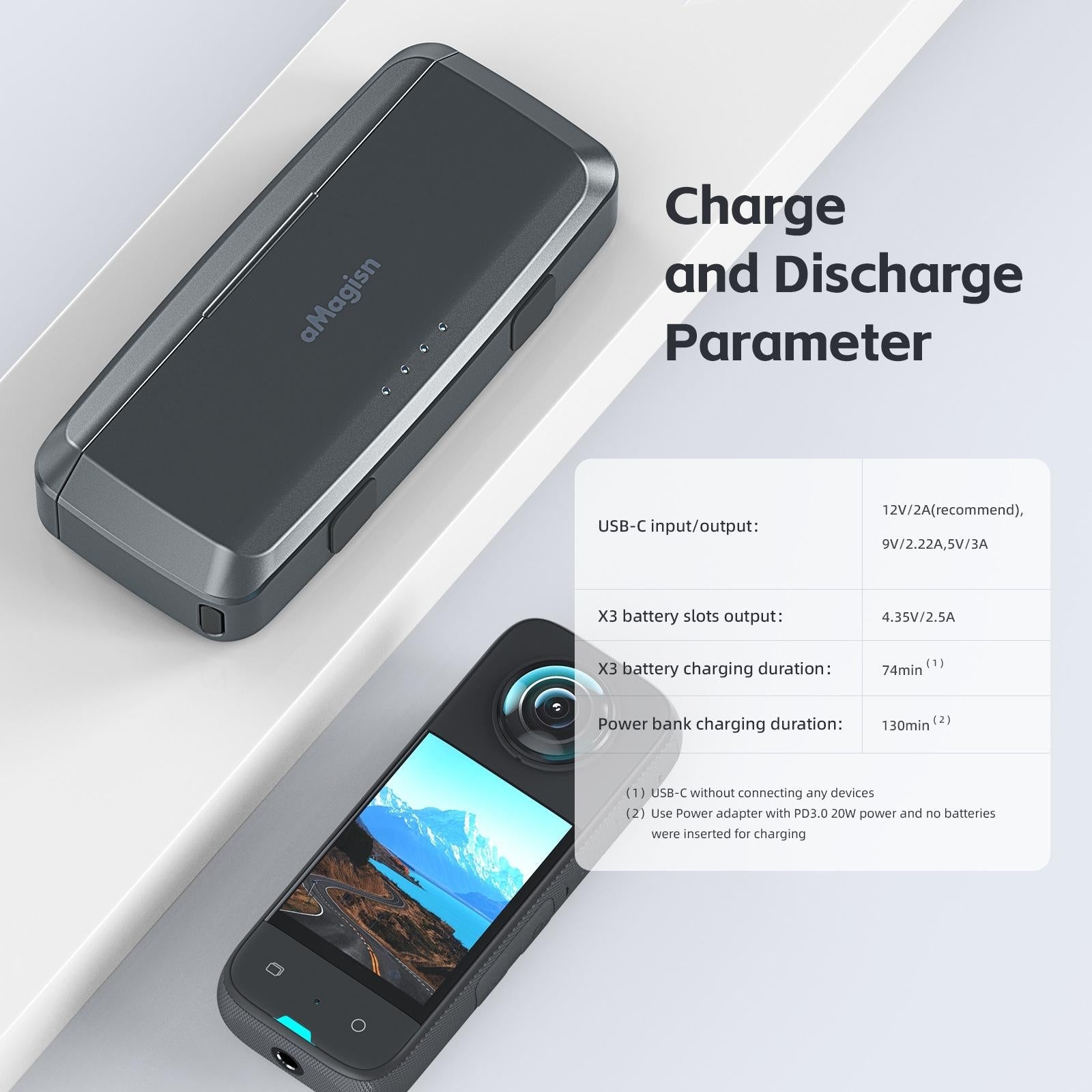 Fast Charging Power Bank for Camera Accessories 7