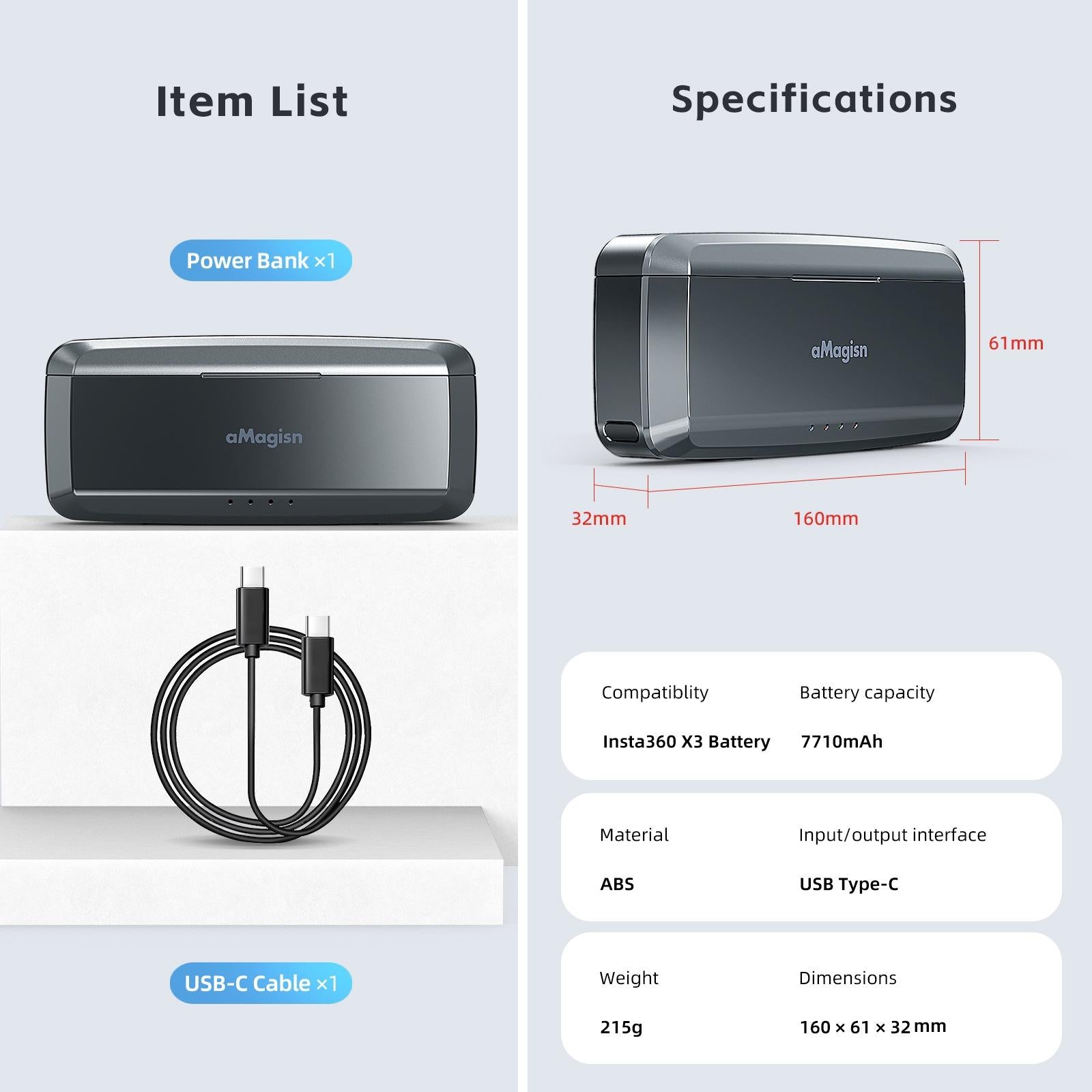 Fast Charging Power Bank for Camera Accessories 8