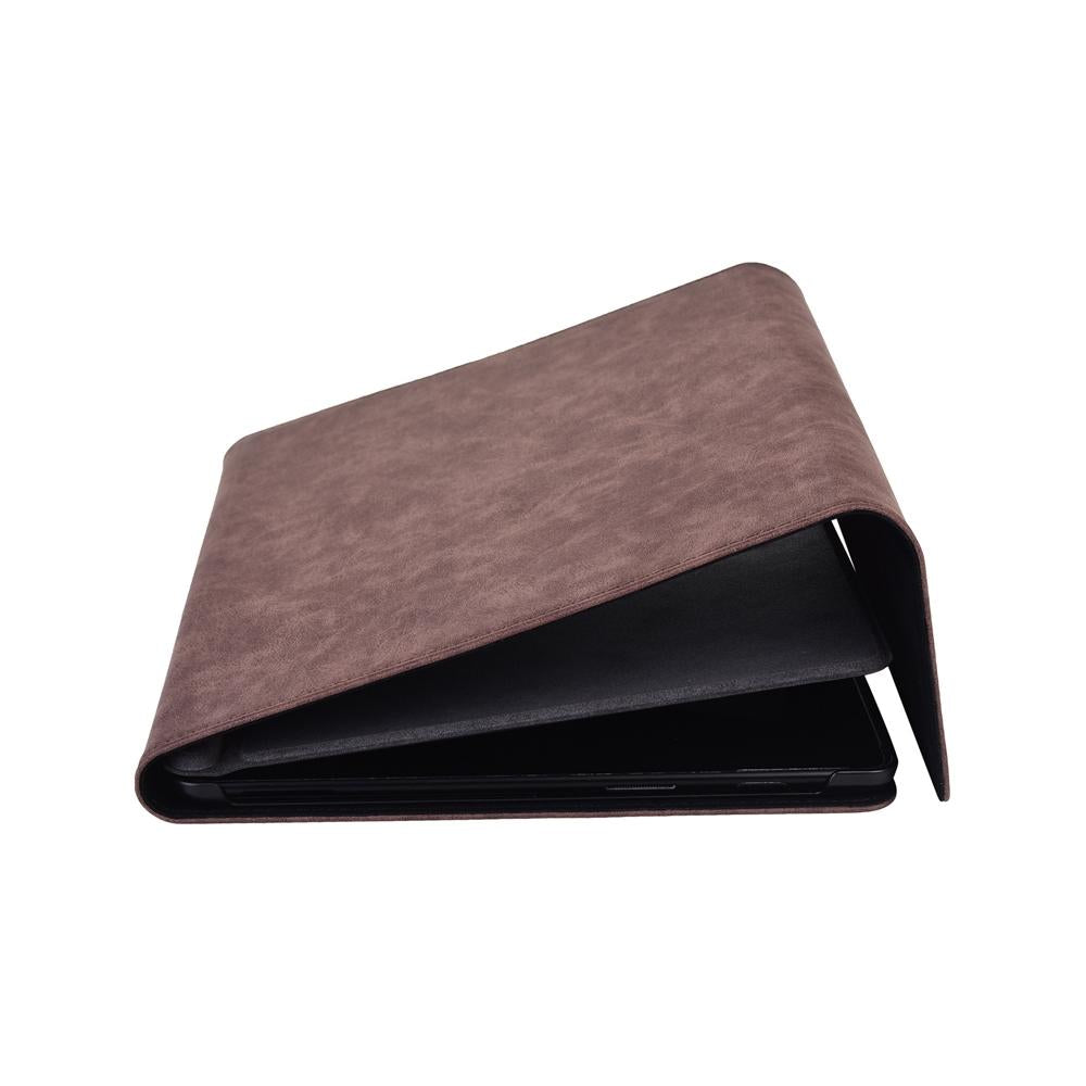 Leather Tablet Case For Microsoft Surface Pro X - Rose Red With Power Bag 13 Inch 6
