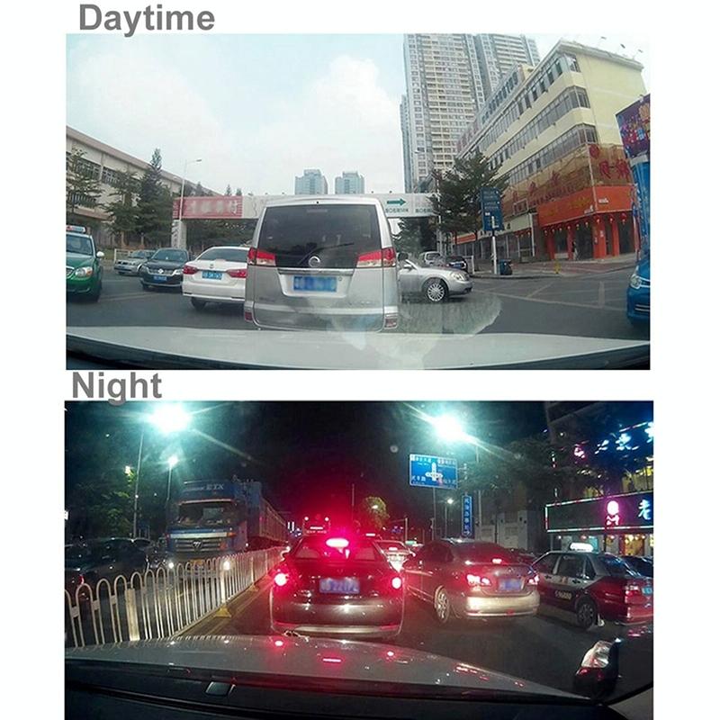 1080p Dual Recording Car Dvr with Parking Monitoring and Loop Recording - 4 Inch 2.5d Hd 9