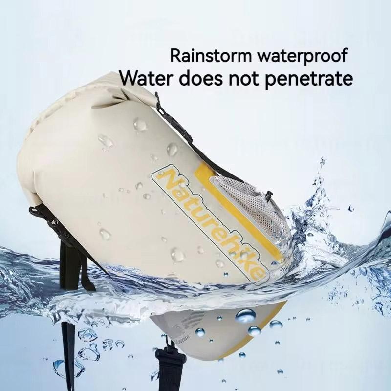 Waterproof Rafting Bag Dry Wet Separate Shoulder Pack For Outdoor Swimming 10L Green - 25L Green 6