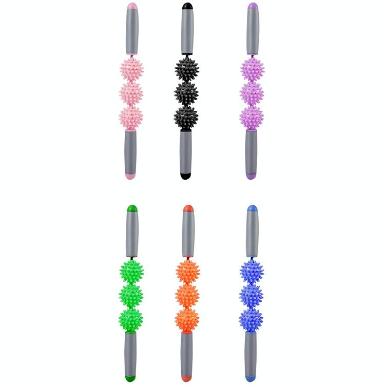 3-In-1 Eva Foam Roller Set 45Cm Length Purple Wolf Tooth 6